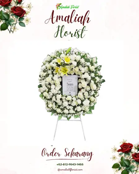 Krans Bunga Duka Kawasan Perkantoran Setiabudi Bandung