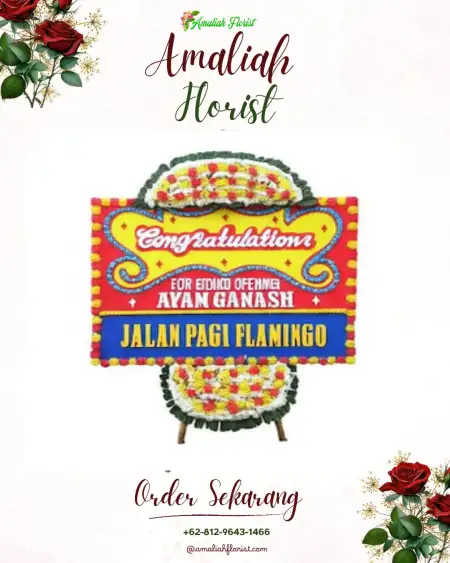 Sewa Papan Bunga Kawasan Perkantoran Setiabudi Bandung